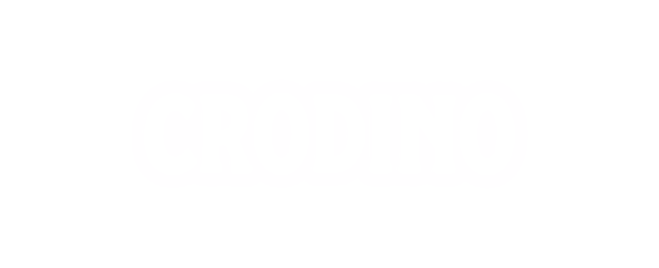 Logo bianco di crodino, azienda di bevande, in collab con agenzia di Comunicazione a torino